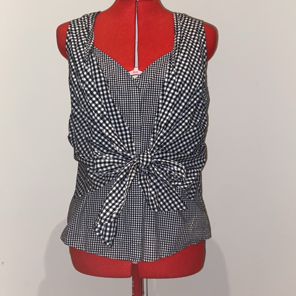 Derek Lam 10 Crosby checkered top